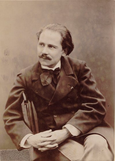 Retrato del compositor Jules Massenet 1842-1912, 1880 de Pierre Lanith Petit