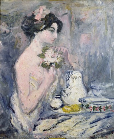 Mujer con un ramo de Pierre Laprade