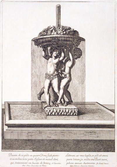 Fuente de Louis Lerambert en Versalles de Pierre Lepautre