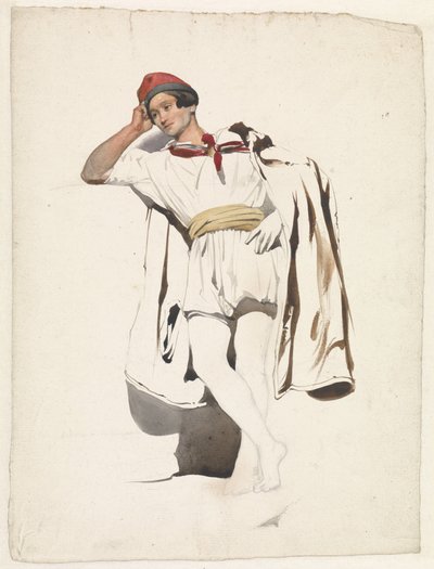 Joven de pie de Pierre Louis Dubourcq