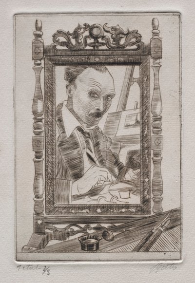 Autorretrato de Pierre Louis Gatier