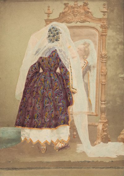 La Condesa en vestido de piqué o como Judith, 1860s de Pierre Louis Pierson