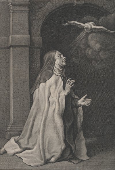 Visión de la Paloma de Santa Teresa de Ávila, ca. 1650 de Pierre Louis van Schuppen