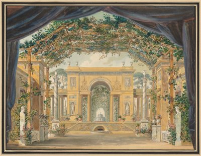 Condecoración ejecutada por el Cumpleaños de Su Majestad el Rey de Westfalia de Pierre Luc Charles Ciceri