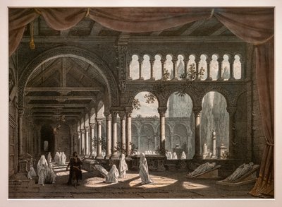 Roberto el Diablo, decoraciones para la segunda pintura del Acto III de Pierre Luc Charles Ciceri