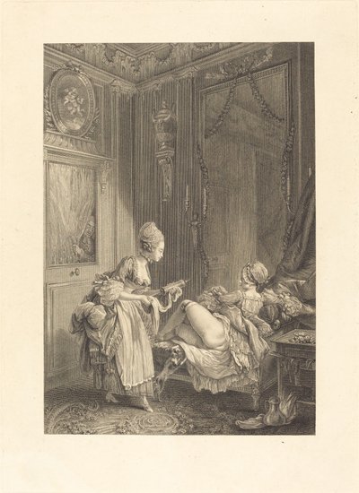 El curioso de Pierre Maleuvre after Pierre Antoine Baudouin