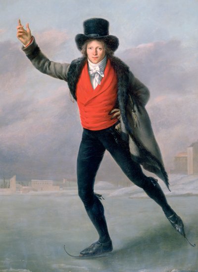 El patinador, 1798 de Pierre Maximilien Delafontaine