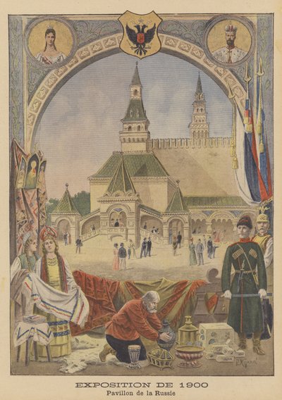 El Pabellón Ruso en la Exposición Universal de 1900 en París de Pierre Mejanel
