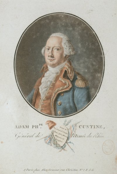 Conde Adam Philippe de Custine de Pierre Michel Alix