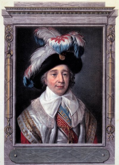 Revolución Francesa: Retrato de Paul de Barras (1755-1829), político francés. Grabado por Alix Pierre Michel (1762-1817) de Pierre Michel Alix
