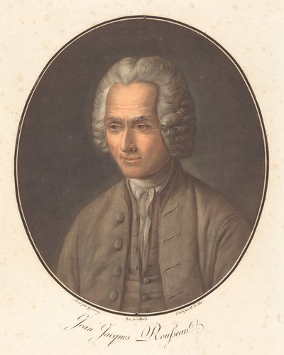 Jean Jacques Rousseau de Pierre Michel Alix