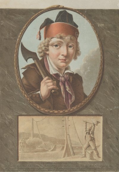Joseph-Agricol Viala, después de Sablet, ca. 1795 de Pierre Michel Alix