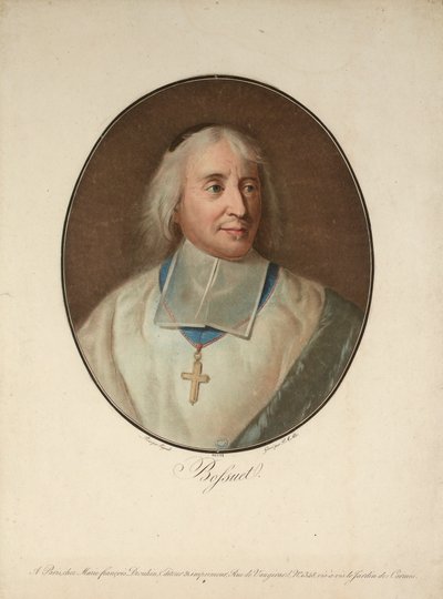 Retrato de Jacques-Bénigne Bossuet 1627-1704, c. 1795 de Pierre Michel Alix