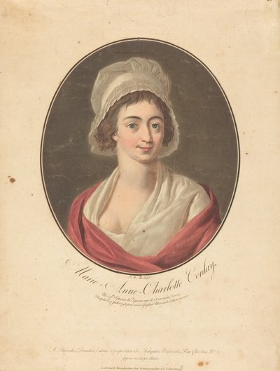Charlotte Corday de Pierre Michel Alix after Jean François Garnerey