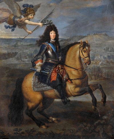 Retrato ecuestre de Luis XIV en el sitio de Namur de Pierre Mignard
