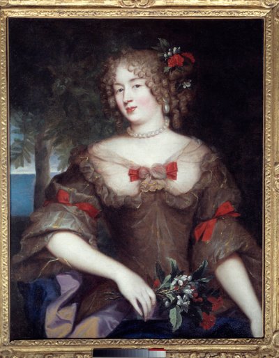 Retrato de Madame de Sévigné: Françoise Marguerite de Sévigné, condesa de Grignan (1648-1705), hija de Marie de Rabutin-Chantal, marquesa de Sévigné (1626-1696). Pintura de Pierre Mignard (1612-1695) de Pierre Mignard