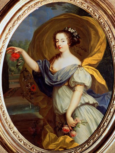 Retrato de la duquesa de la Vallière como Flora, siglo XVII de Pierre Mignard