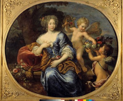 Retrato de Françoise Athénaïs de Rochechouart Mortemart, Marquesa de Montespan (1640-1707) de Pierre Mignard