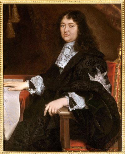 Retrato de François Michel Le Tellier, Marqués de Louvois 1641-1691 de Pierre Mignard