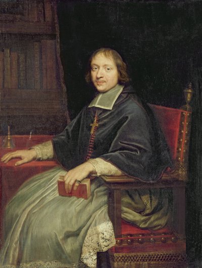 Retrato de un clérigo, dicho ser Jean François Paul de Gondi de Pierre Mignard