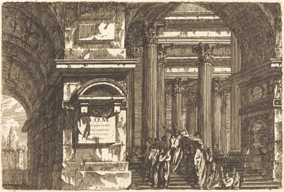 La entrada de un templo de Pierre Moreau