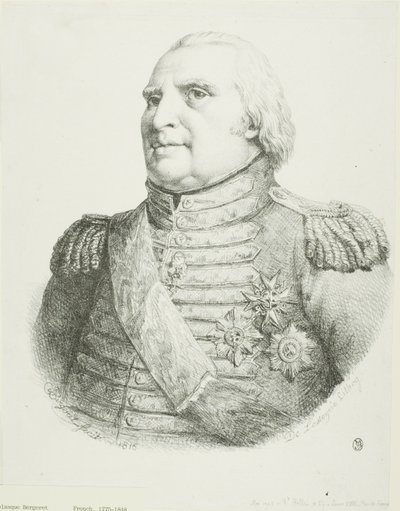 Retrato de Luis XVIII de Pierre Nolasque Bergeret