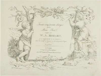 Partitura de Pierre Nolasque Bergeret