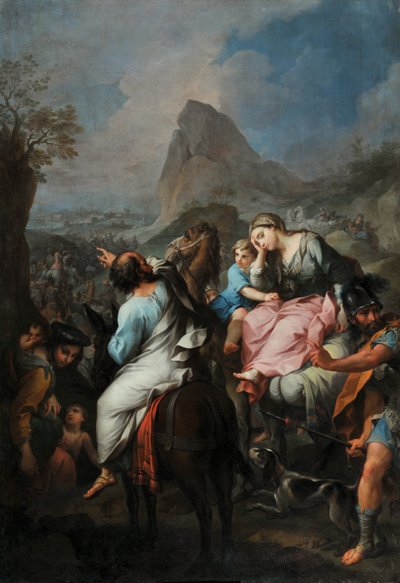 La vida de Tobie: "Cautividad de los Israelitas" de Pierre Parrocel