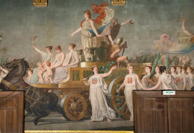 Fresco “El triunfo de la República” de Pierre Paul Lêon Glaize