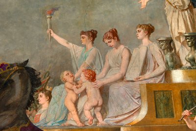 Fresco "El Triunfo de la República" de Pierre Paul Lêon Glaize
