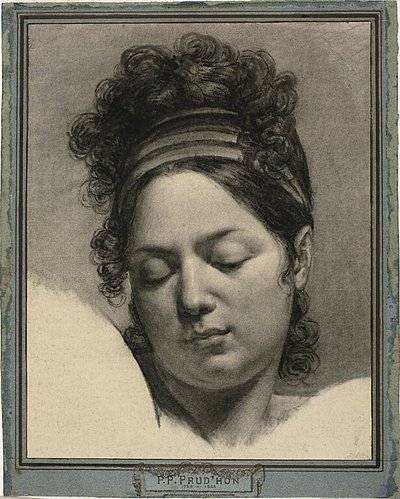Cabeza de mujer de Pierre Paul Prud