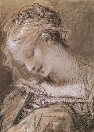 Cabeza de la Virgen de Pierre Paul Prudhon