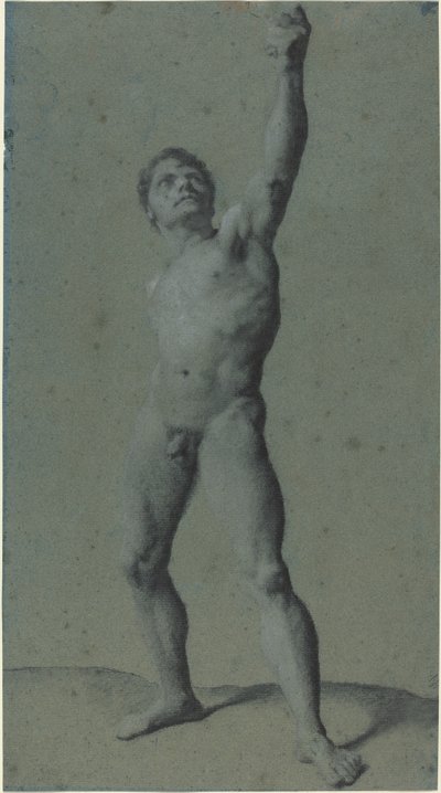 Estudio de Desnudo Masculino de Pierre Paul Prud