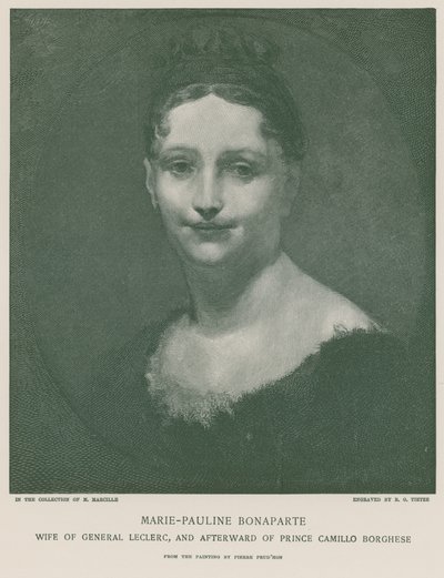 Marie-Pauline Bonaparte de Pierre Paul Prudhon