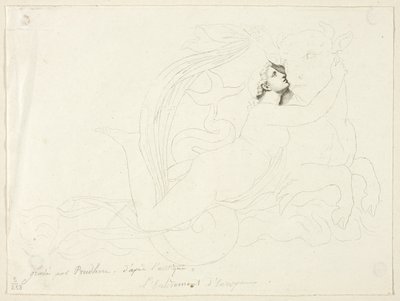 Violación de Europa de Pierre Paul Prud