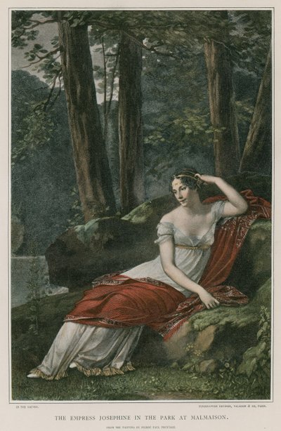 La Emperatriz Josefina en el parque de Malmaison de Pierre Paul Prudhon