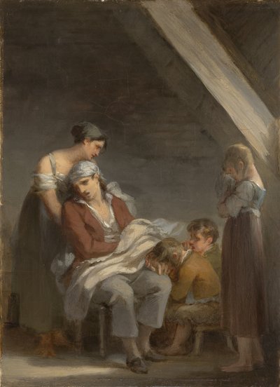 Una familia en la desolación de Pierre Paul Prudhon