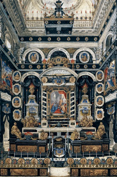 Decoración funeraria en memoria de Henri II (1588-1646) de Borbón, Príncipe de Condé de Pierre Paul Sevin