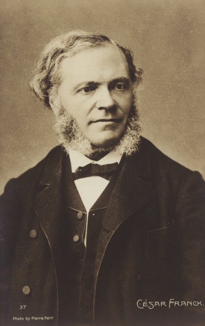César Franck, compositor, pianista, organista y profesor de música belga que trabajó en París durante su vida adulta (1822-1890) de Pierre Petit