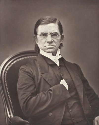 Émile Littré lexicógrafo y filósofo francés, 1801-1881, c. 1876 de Pierre Petit