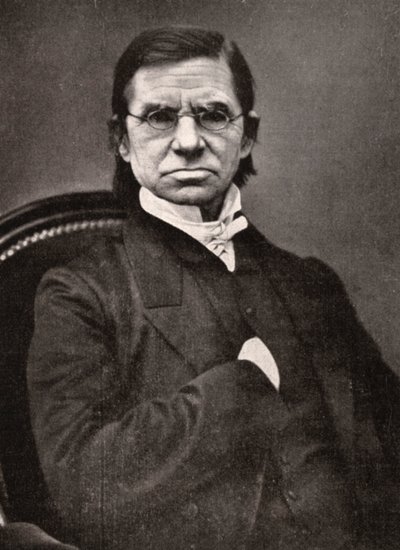 Emile Littre, lexicógrafo y filósofo francés de Pierre Petit
