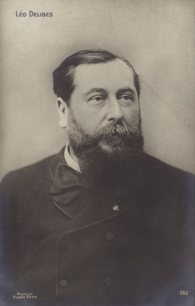 Leo Delibes, compositor francés (1836-1891) de Pierre Petit