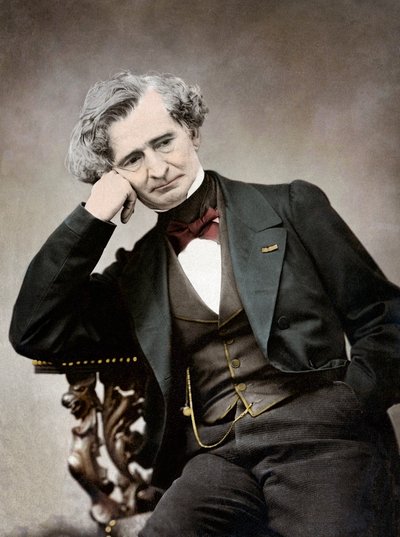 Retrato de Hector Berlioz (1803-69) por Pierre Pepetit (1832-1909) de Pierre Petit