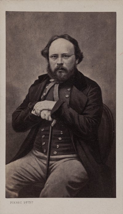 Retrato de Pierre-Joseph Proudhon 1809-1865, ca. 1860 de Pierre Petit