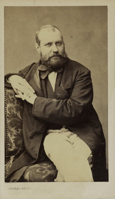 Retrato del compositor Charles Gounod 1818-1893, c. 1870 de Pierre Petit