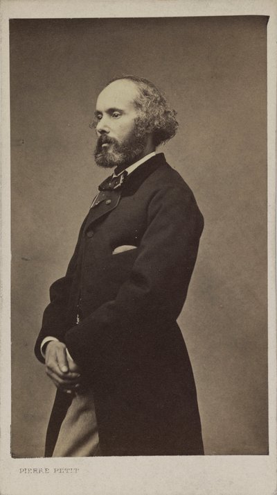 Retrato del compositor Félicien David 1810-1876, 1876 de Pierre Petit
