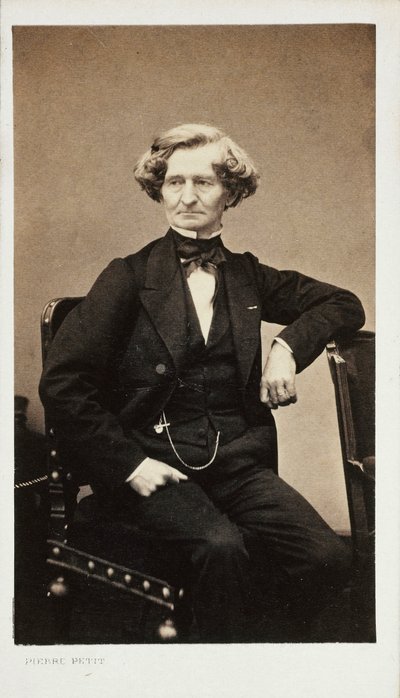 Retrato del compositor Hector Berlioz 1803-1869, ca. 1860 de Pierre Petit