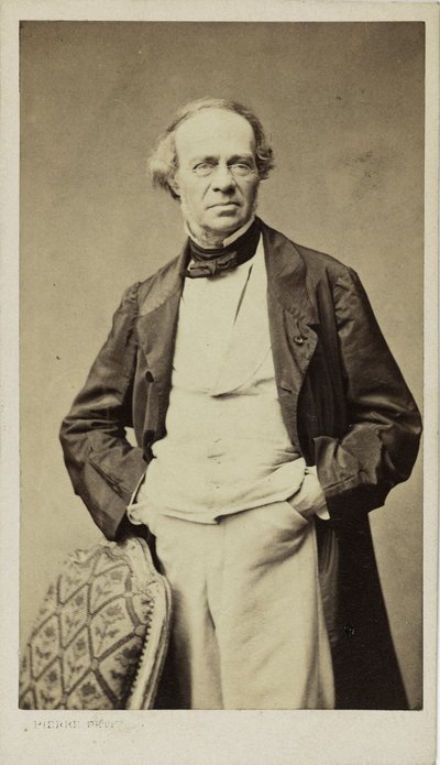 Retrato del compositor Jacques Fromental Halévy de Pierre Petit