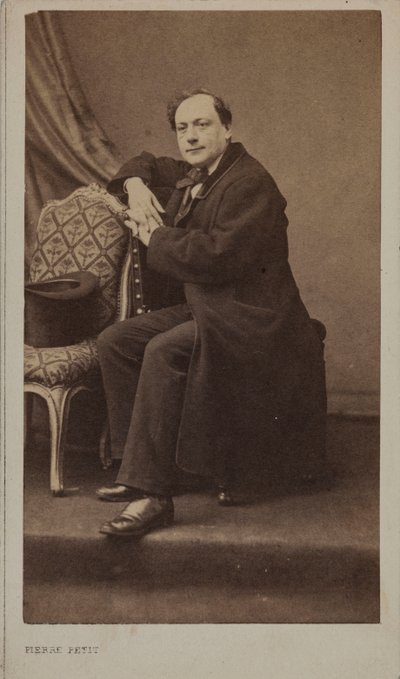 Retrato del poeta Théodore de Banville 1823-1891 de Pierre Petit