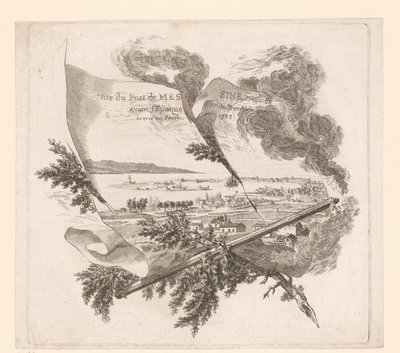 Vista del puerto de Mesina
Vista del puerto de Mesina dibujada antes del terremoto que llegó en febrero de 1783 (título en el objeto) de Pierre Philippe Choffard (attributed to)